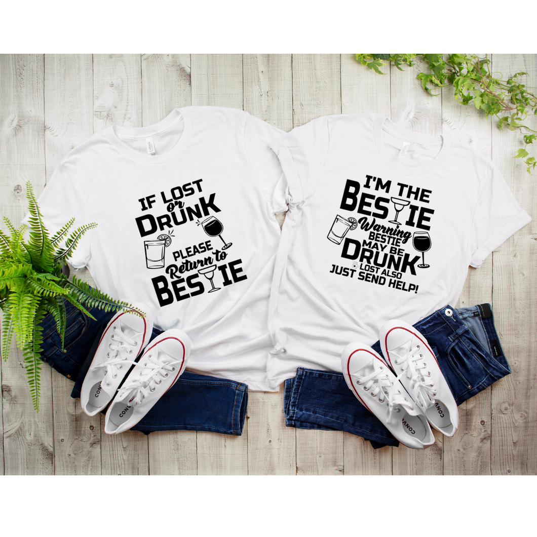 Besties matching t-shirt - JJs Mini Fashionistas