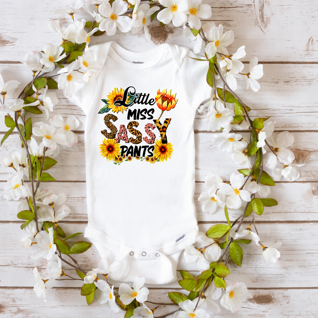 Little Miss Sassy Pants baby Onesies®