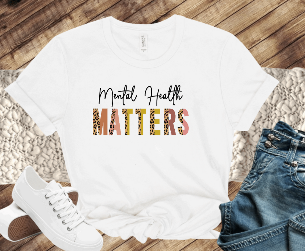 Mental Health matters, Adult tshirt